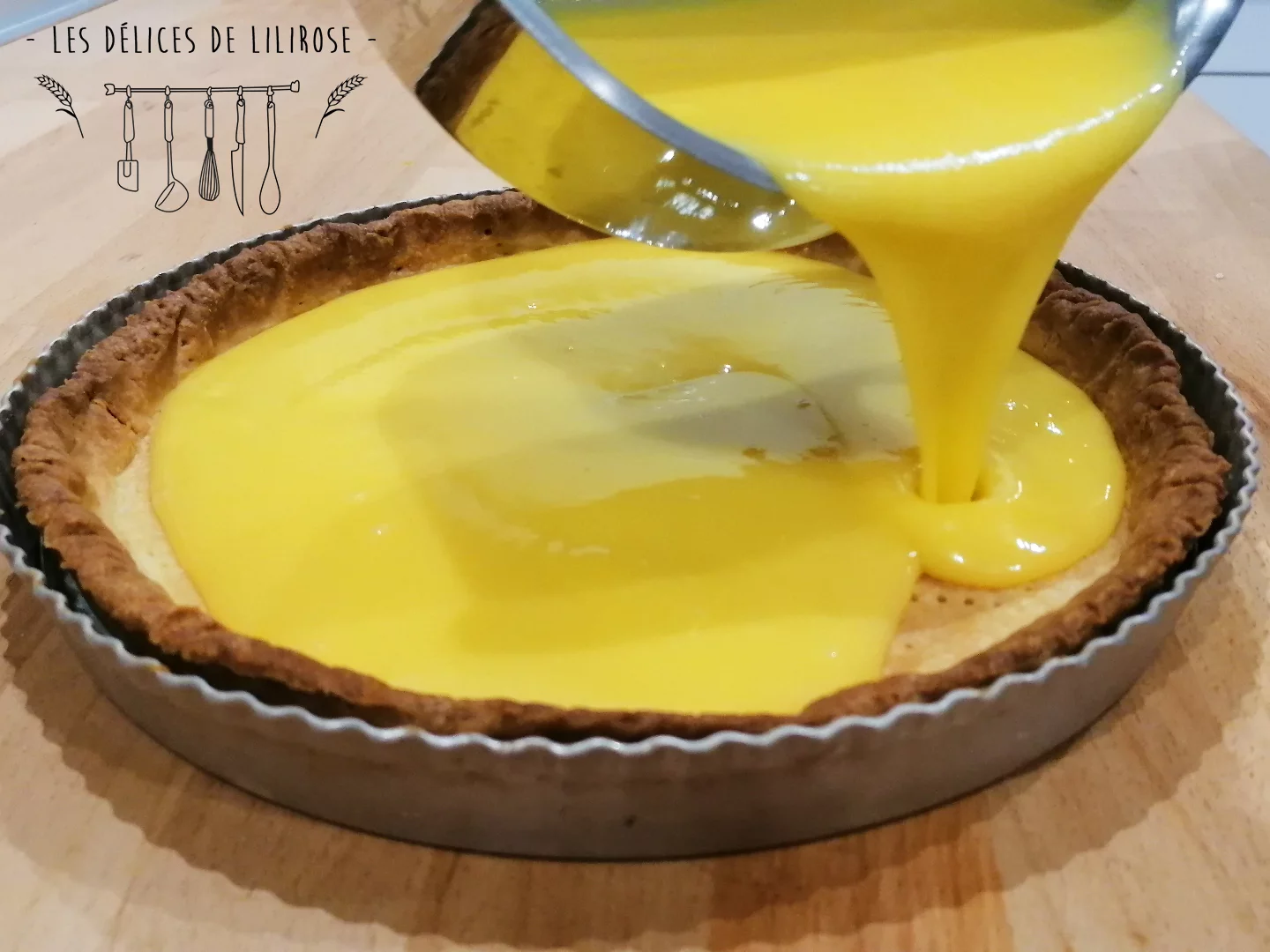 Photo d'illustration de la recette de crème au citron