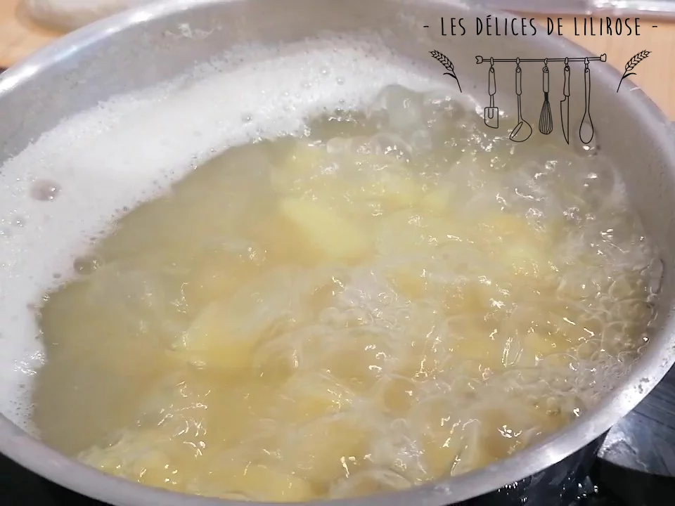 Cuisson des pommes de terre à l'eau