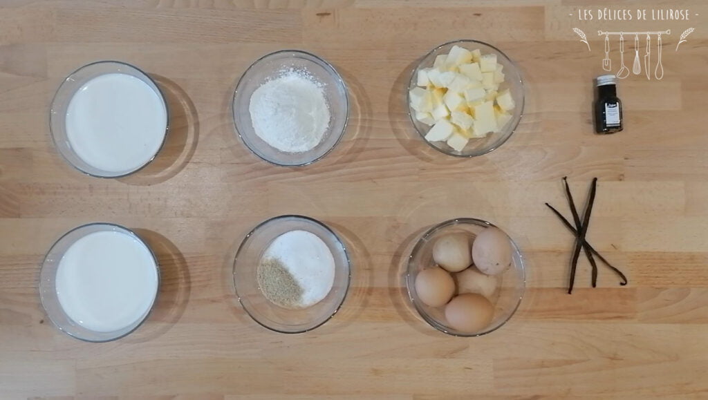 ingrédients mousseline